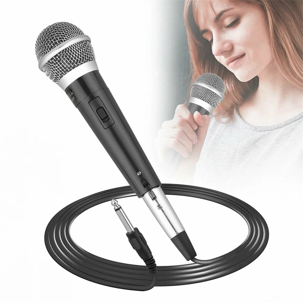 Moving Coil Handheld Wired Dynamic Microphone Unidirectional Mic for Stage Singing Home KTV Meeting - 6