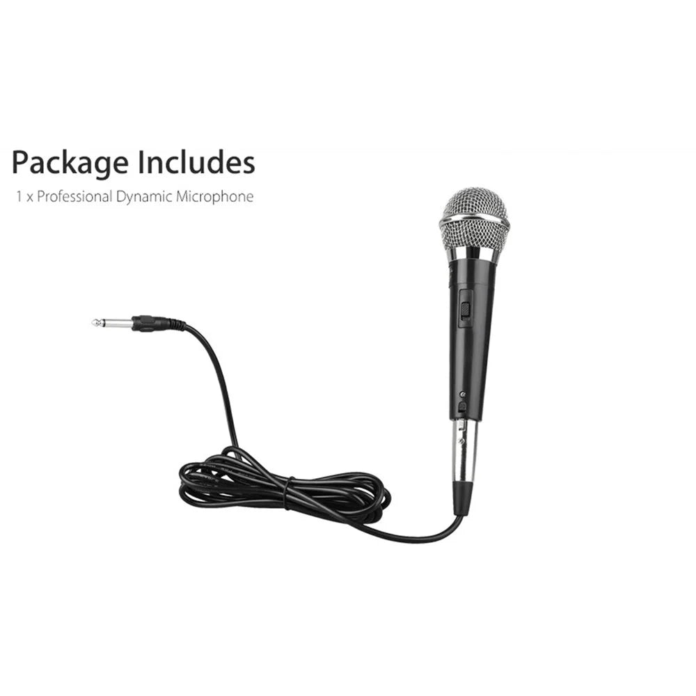 Moving Coil Handheld Wired Dynamic Microphone Unidirectional Mic for Stage Singing Home KTV Meeting - 7