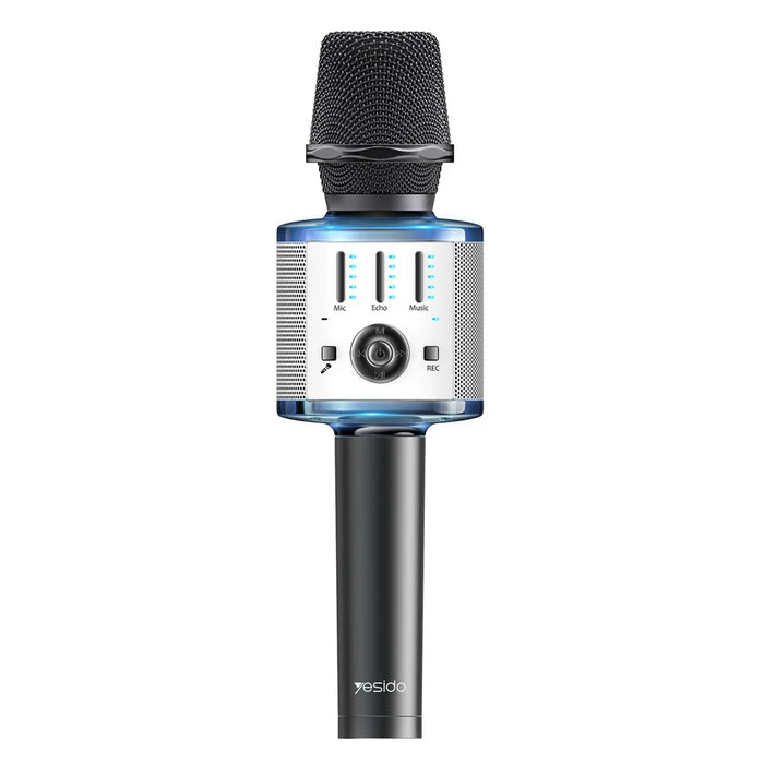 YESIDO KR10 Wireless Bluetooth-compatible Microphone Cordless Handheld Karaoke Microphone Support TF Card - 1