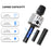 YESIDO KR10 Wireless Bluetooth-compatible Microphone Cordless Handheld Karaoke Microphone Support TF Card - 3