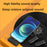 J66 Portable Wireless Microphone Set Lightweight Mini 2 Lavalier Mic + Receiver with Charging Case - Type-C Connector - 4