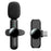 K3 Collar Clip Microphone Live Broadcast Noise Reduction Type-C Mini Wireless Mic, 1 Transmitter+1 Receiver - 1