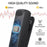 J13 2Pcs Wireless Lavalier Microphone with Receiver Omnidirectional Sound Pickup Mini Type-C Lavalier Mic - 4