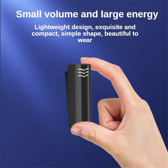 J60 Mini Wireless Lavalier Mic Transmitter + Receiver Portable Lavalier Microphone with Lightning  Connector - 5