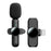K3 Mini Wireless Lavalier Microphone Portable Lightweight Transmitter + Receiver Lightning Lavalier Mic - 1
