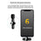 K3 Mini Wireless Lavalier Microphone Portable Lightweight Transmitter + Receiver Lightning Lavalier Mic - 6