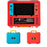 DEVASO GY227 For Nintendo Switch Game Console Controller Shockproof PP Tote Box Waterproof Carrying Case - Orange+Blue - 7