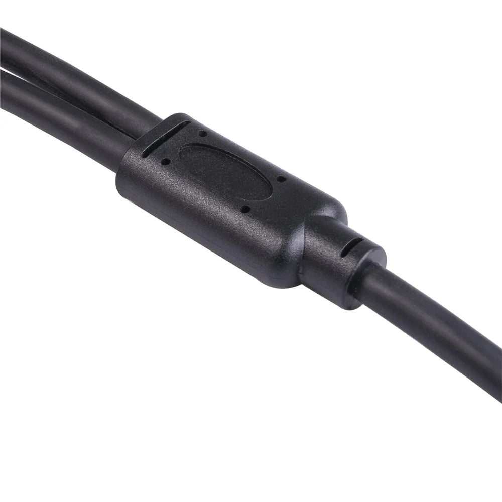 6.35mm Audio Cable XLR Female 3-Pin to Dual Male 1 / 4 Inch TS AUX Adapter Splitter Cord Converter Wire, 2m - 2
