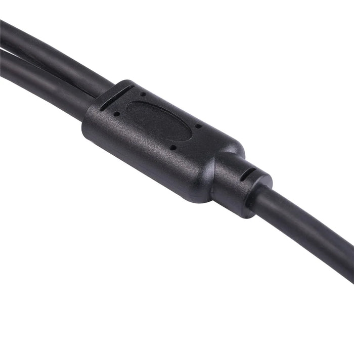 XLR Female 3-Pin to Dual 6.35mm Male Audio Cable 1 / 4 Inch TS AUX Adapter Splitter Cord Converter Wire, 1m - 3