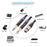 XLR Female 3-Pin to Dual 6.35mm Male Audio Cable 1 / 4 Inch TS AUX Adapter Splitter Cord Converter Wire, 1m - 6