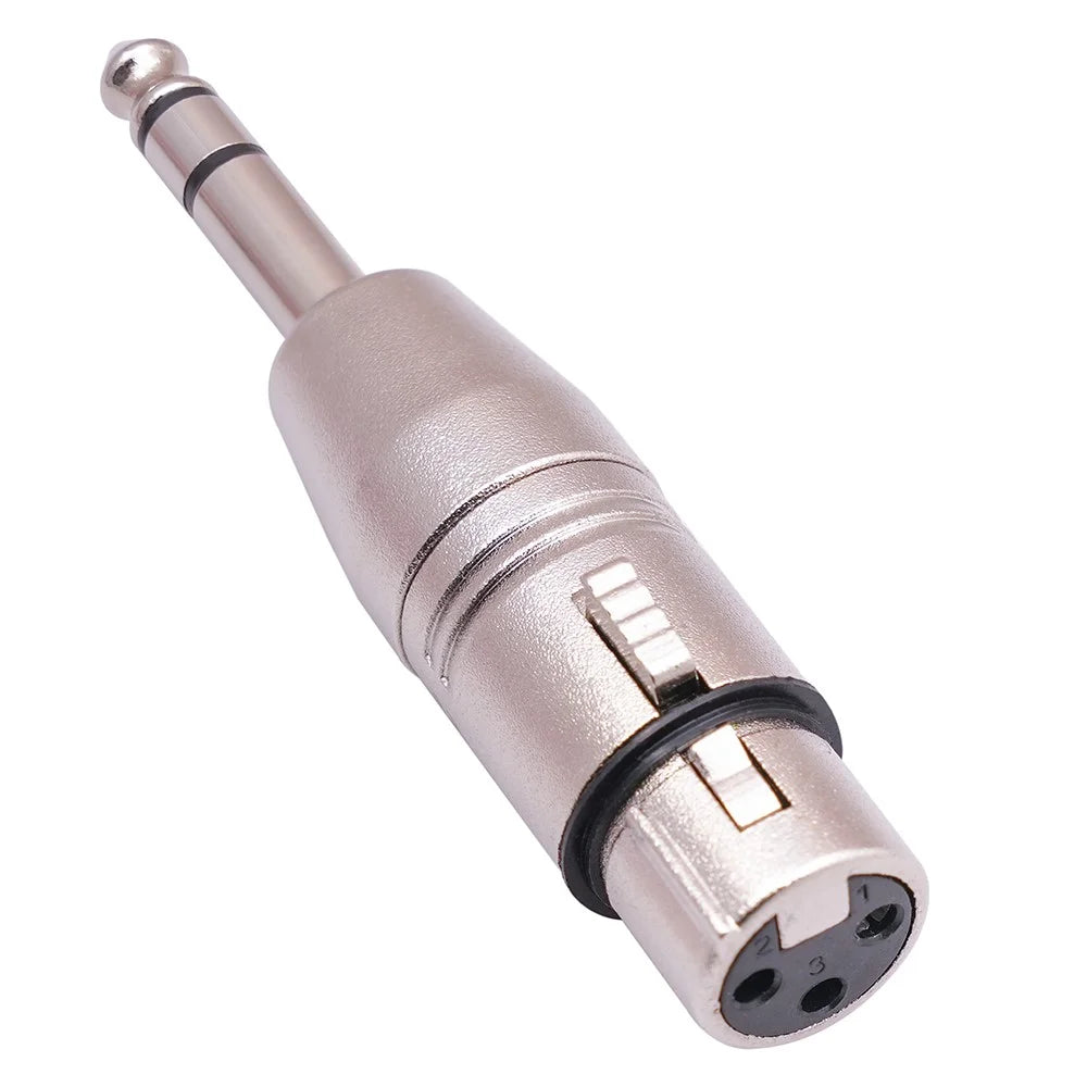 LZ1179 1 / 4 Inch 6.35mm TRS Male to XLR Female Adapter Stereo Balanced Audio Connector - 1