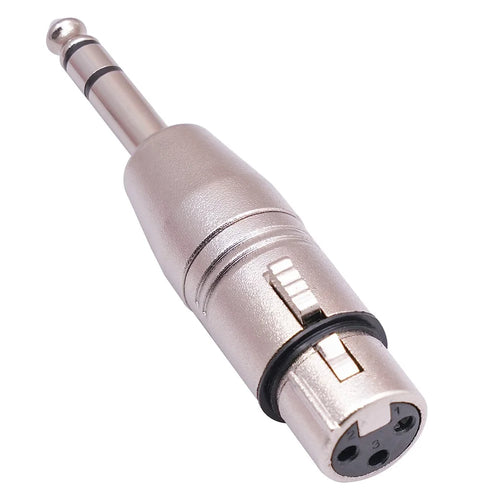 LZ1179 1 / 4 Inch 6.35mm TRS Male to XLR Female Adapter Stereo Balanced Audio Connector - 1