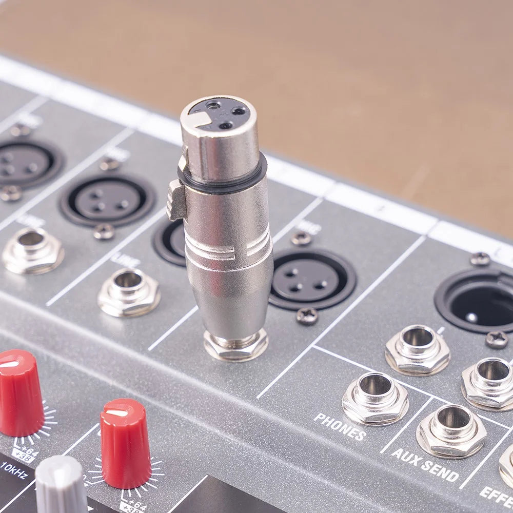 LZ1179 1 / 4 Inch 6.35mm TRS Male to XLR Female Adapter Stereo Balanced Audio Connector - 6
