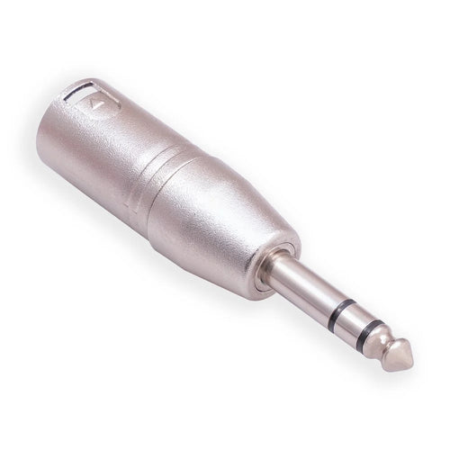 lz1180 6.35mm 1 / 4 Inch Male to XLR 3-Pin Male Audio Adapter Converter for Microphones, Mixers, Headphone Amplifiers - 1