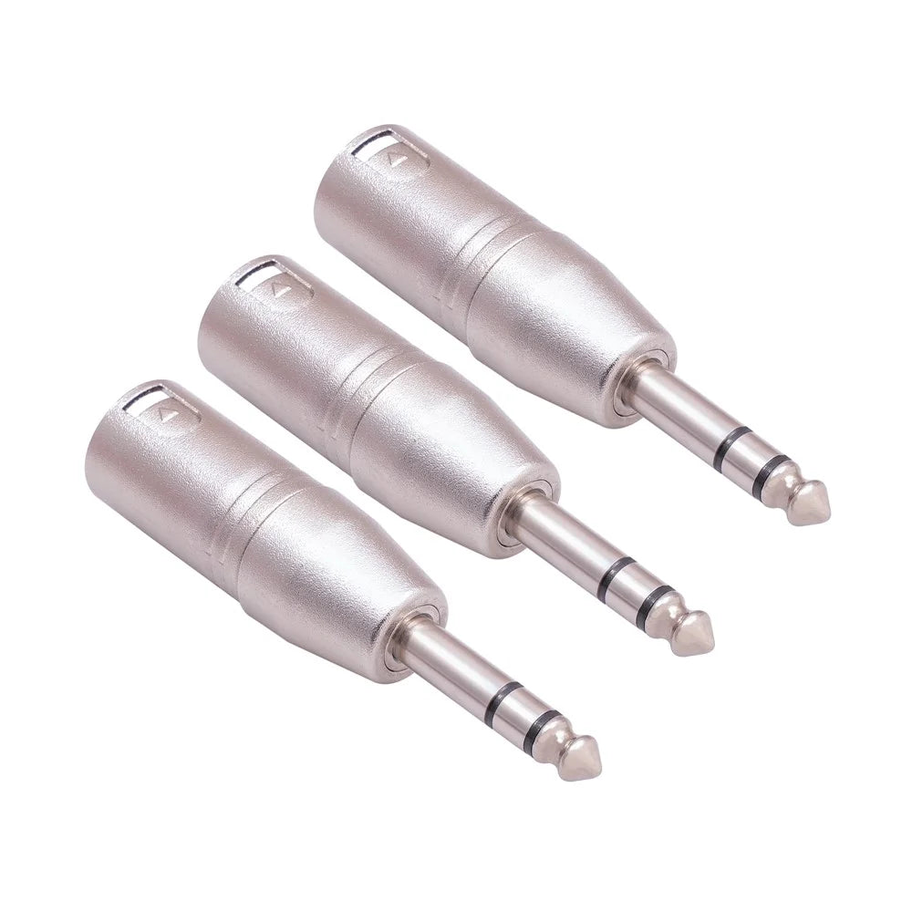 lz1180 6.35mm 1 / 4 Inch Male to XLR 3-Pin Male Audio Adapter Converter for Microphones, Mixers, Headphone Amplifiers - 2