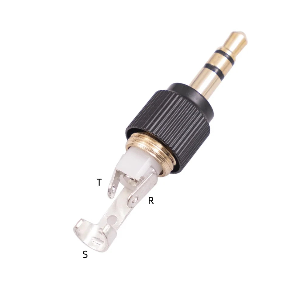 SB439 M6 Thread Locking Anti-loose 3.5mm Adapter Headphone Microphone DIY Welding Plug - 7