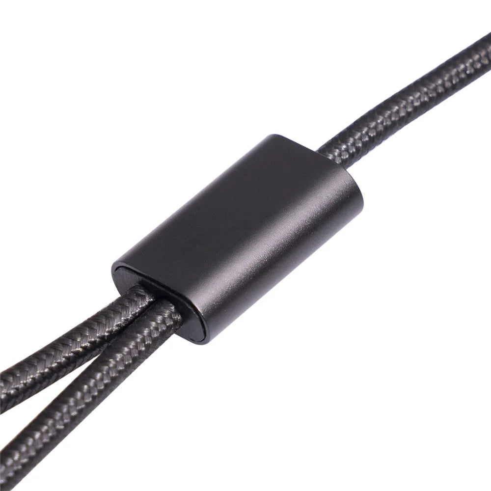 3712 0.3m 6.35mm Male to Dual RCA Female Splitter Cable 1 / 4 Inch Male Stereo to 2 RCA Female Adapter Line - 3