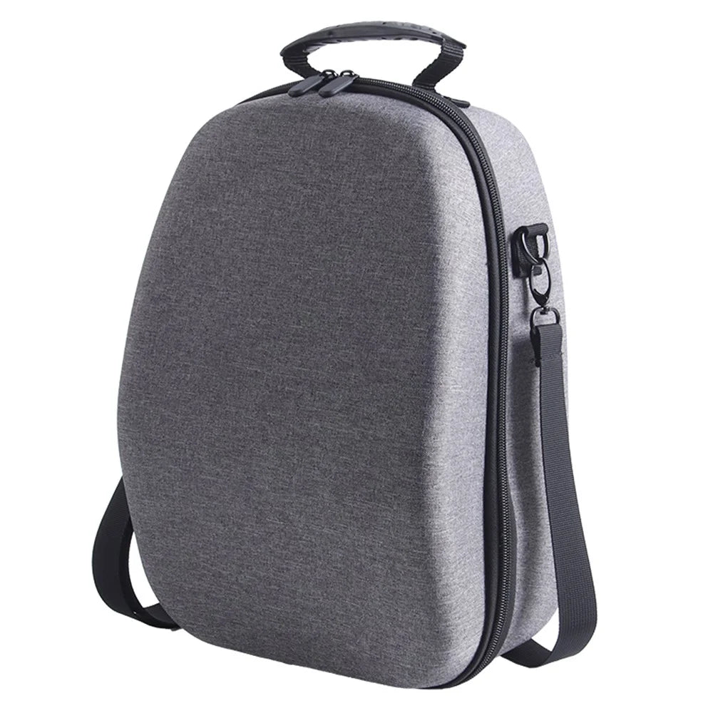 For PlayStation VR2 Hard Shell Storage Bag VR Glasses Shockproof Tote Crossbody Bag - Grey - 1