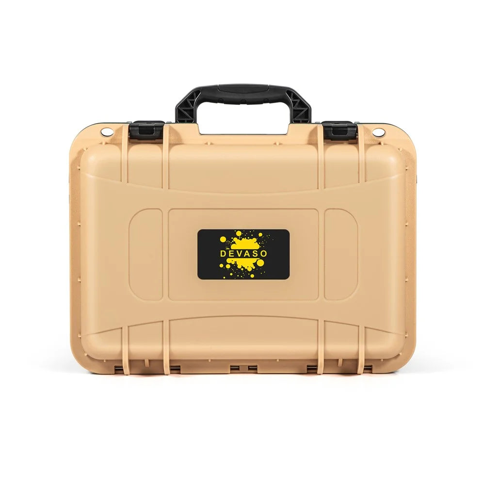DEVASO Portable Carrying Case for Nintendo Switch Game Console Accessories Waterproof Container Storage Box, Gold Green - 7