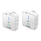 YELANGU MX5 Wireless Lavalier Microphone Set Transmitter + Receiver Portable 2.4G Mic with Clip - White - 1