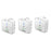 YELANGU MX5 Portable 2.4G Microphone Set 2 Transmitter + Receiver Wireless Lavalier Mic with Clip - White - 1