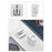 YELANGU MX5 Portable 2.4G Microphone Set 2 Transmitter + Receiver Wireless Lavalier Mic with Clip - White - 6
