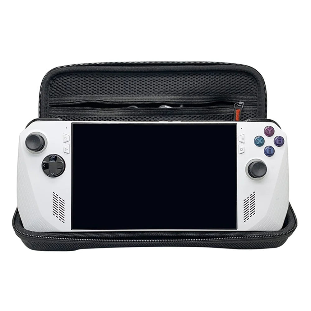 For ASUS ROG Ally Game Console Organizer Bag Storage Bag Nylon+EVA Hard Shell Handbag Gaming Accessories - Black - 5