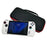 For ASUS ROG Ally X / ROG Ally Game Console Waterproof Storage Bag PU Leather+EVA Protective Case - Red Zipper - 7