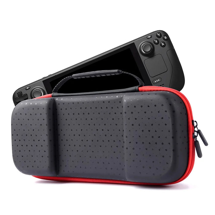 Waterproof Storage Bag for Steam Deck Game Console PU Leather+EVA Protective Case - 3