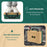 DEVASO GY227 Waterproof Storage Box for Nintendo Switch Game Console Accessories Carrying Case, Gold Green - 4
