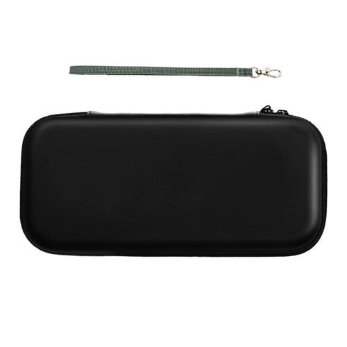 Waterproof PU+EVA Carrying Case for Nintendo Switch OLED Game Console Anti-Scratch Storage Bag - Black - 1