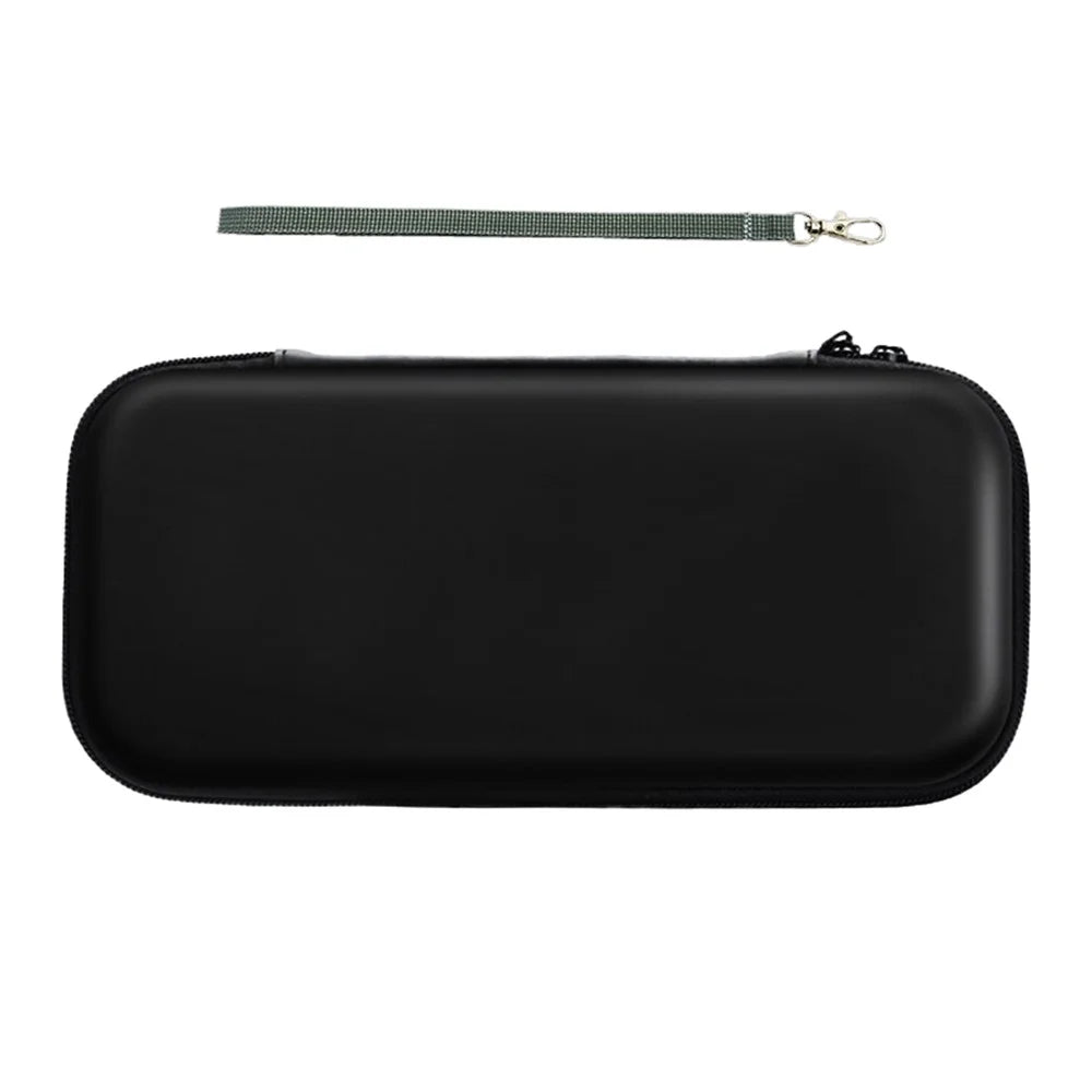 Waterproof PU+EVA Carrying Case for Nintendo Switch OLED Game Console Anti-Scratch Storage Bag - Black - 1