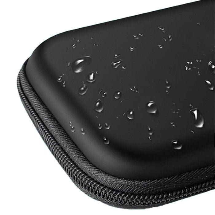 PU+EVA Carrying Case for Nintendo Switch OLED Game Console Waterproof Portable Storage Bag with Handle Strap - 2