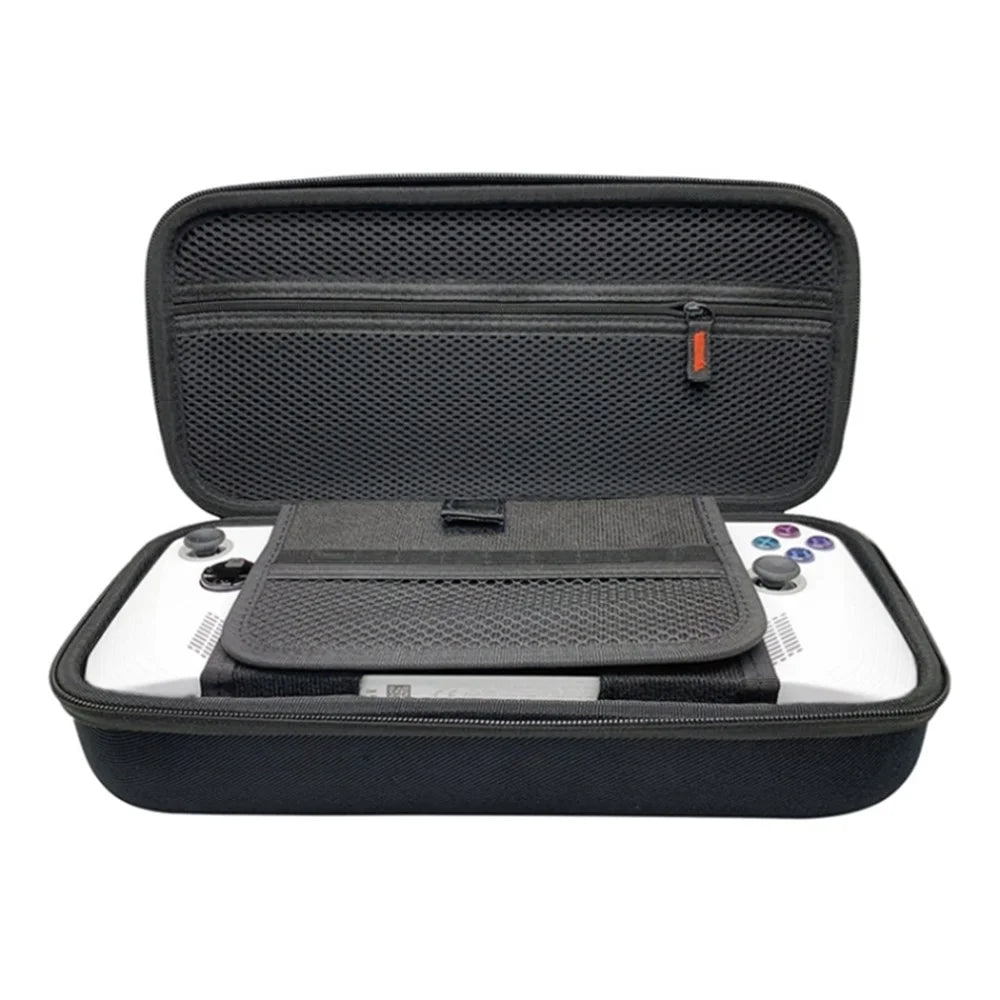 For ASUS ROG Ally Carrying Case Game Console Protective Hard EVA Box Travel Storage Bag with Stand Holder Design - Black - 5