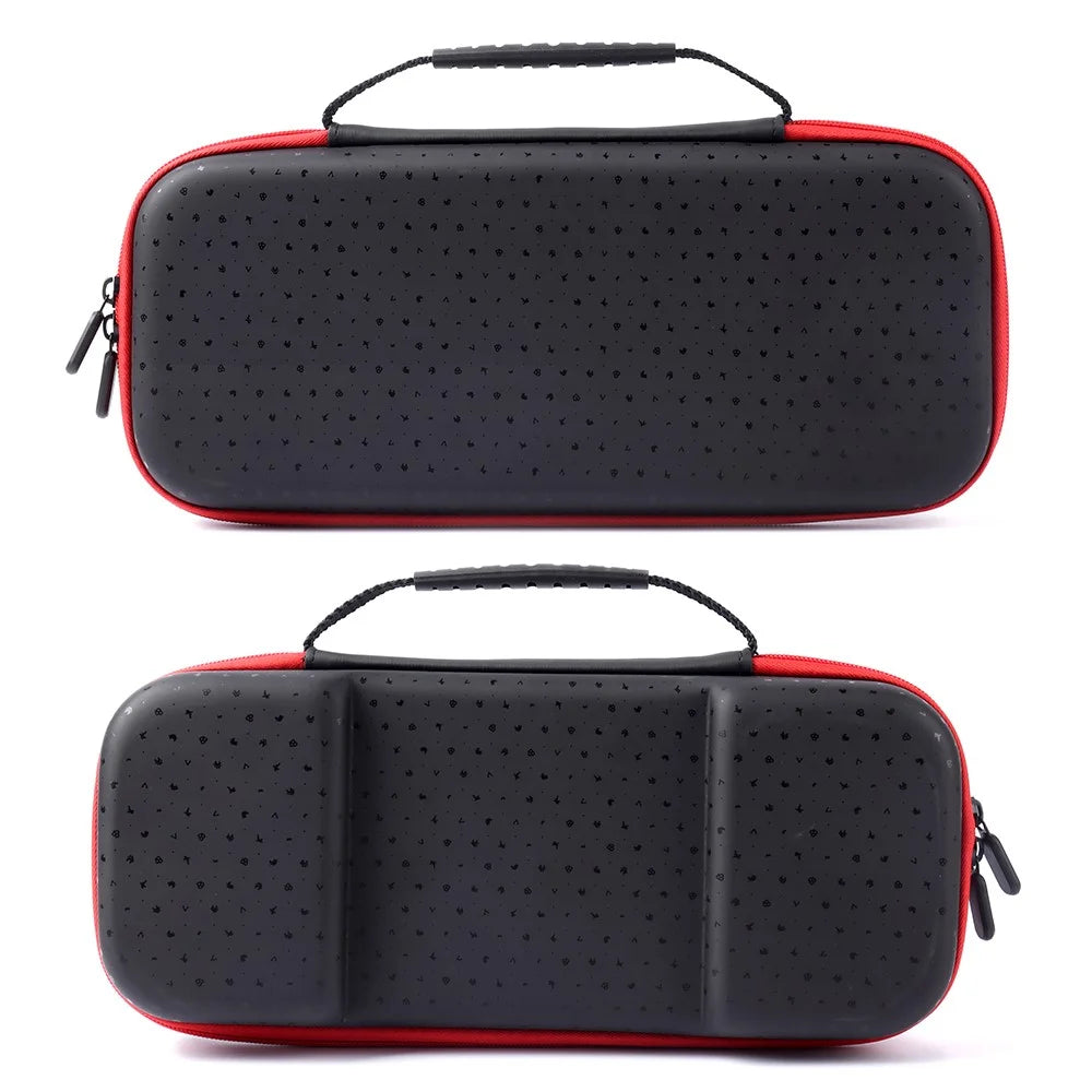 For ASUS ROG Ally Game Console Storage Bag Portable Carrying Bag with Silicone Case Cover - Black - 7