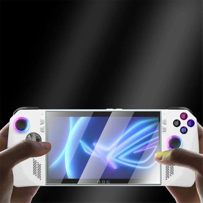 Portable PU+EVA Carrying Case for ASUS ROG Ally Game Console Protective TPU Case with Tempered Glass Screen Protector - 3