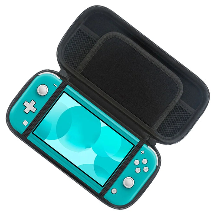 Storage Bag for Nintendo Switch Lite Game Console PU Leather+EVA Waterproof Carrying Case - 3