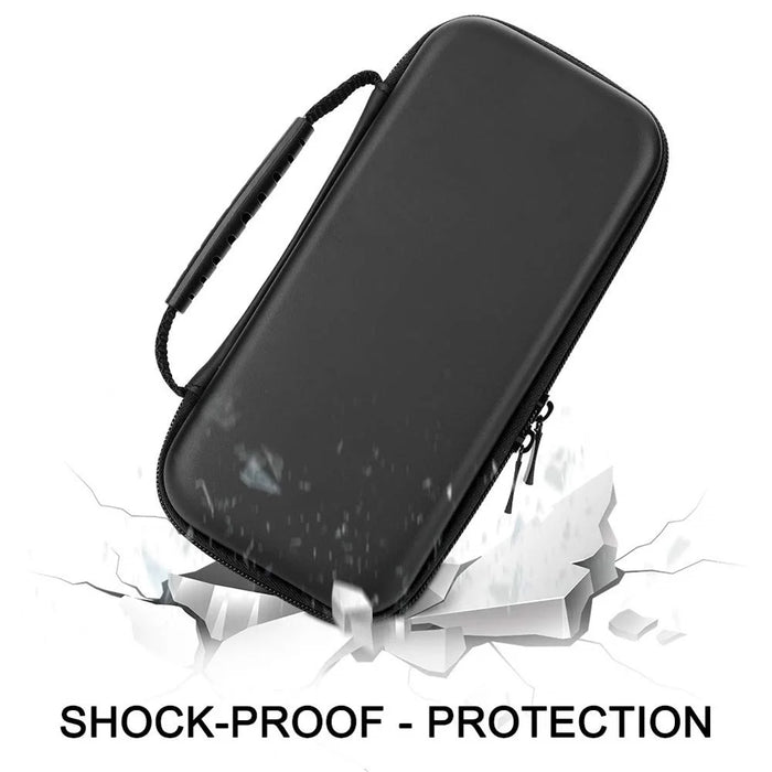 Storage Bag for Nintendo Switch Lite Game Console PU Leather+EVA Waterproof Carrying Case - 4