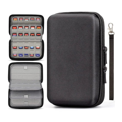 Carrying Case for Nintendo Switch NS / OLED / Lite Game Cards Hard EVA Shell Portable Travel Storage Bag - 1