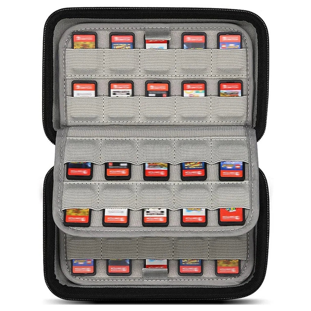 Carrying Case for Nintendo Switch NS / OLED / Lite Game Cards Hard EVA Shell Portable Travel Storage Bag - 4