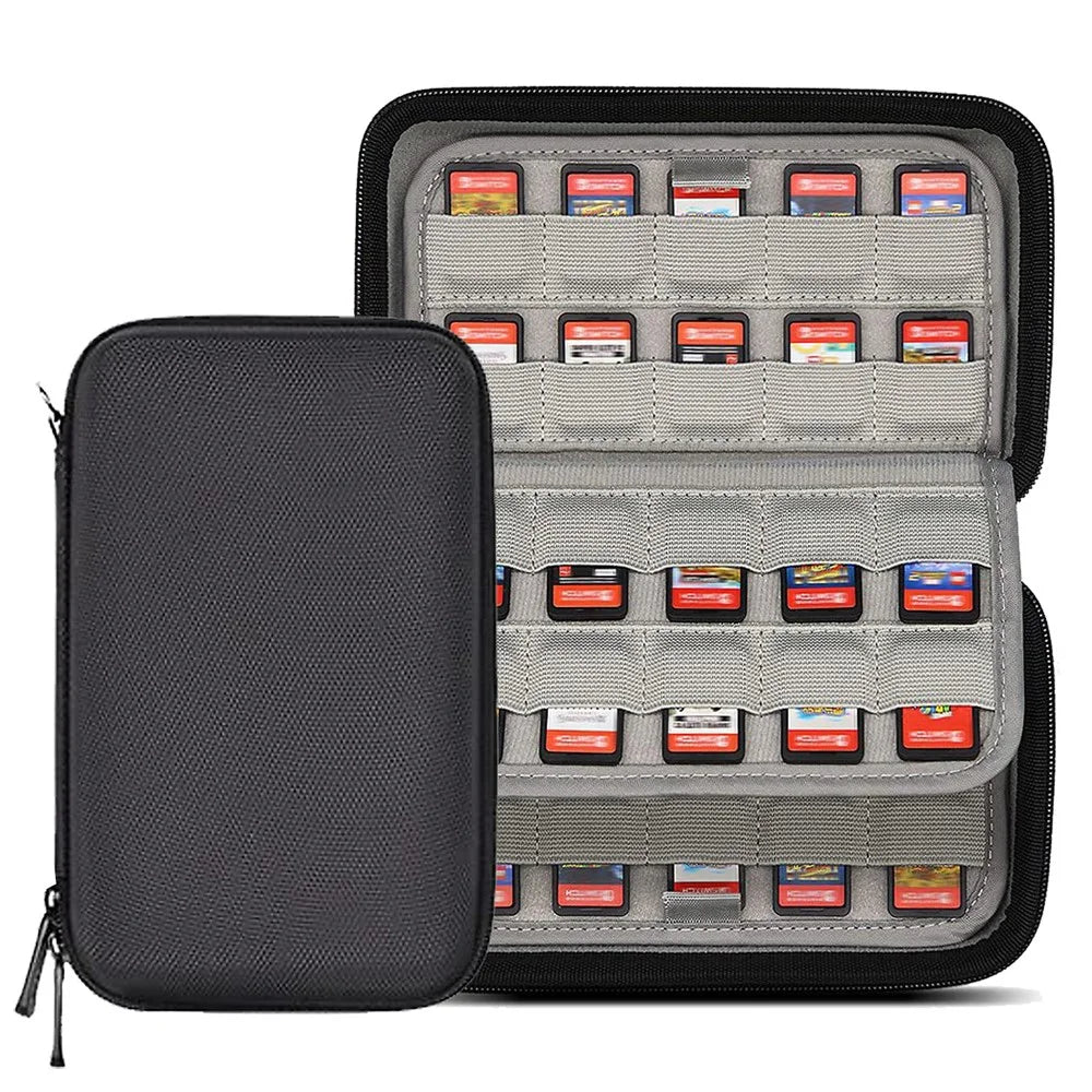 Carrying Case for Nintendo Switch NS / OLED / Lite Game Cards Hard EVA Shell Portable Travel Storage Bag - 6