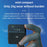 SX31 2.4G Wireless Lavalier Mic for Video Recording Live Broadcast Noise Reduction Microphone, 2 Transmitter + 1 Receiver - 4