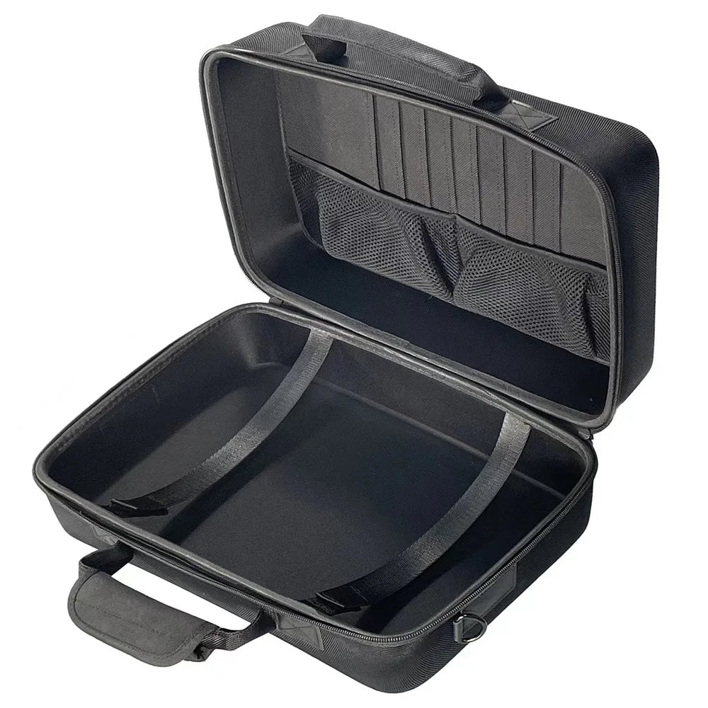 For Sony PS5 Slim Hard Shell Carrying Case Storage Bag Protection Pouch Game Accessories Organizer - Black - 3