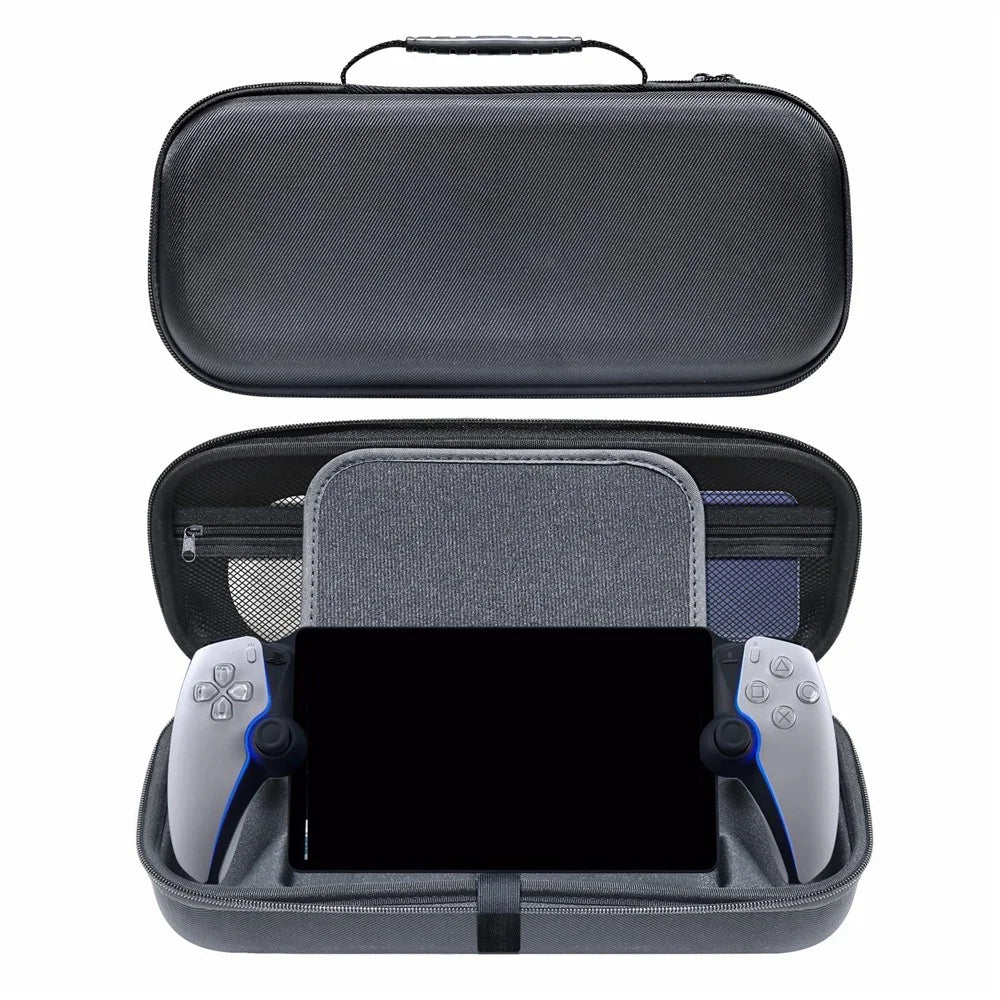 JYS-P5182 For Sony PS5 Portal Game Console Carrying Case EVA Hard Shell Pouch Handbag Storage Bag - 1