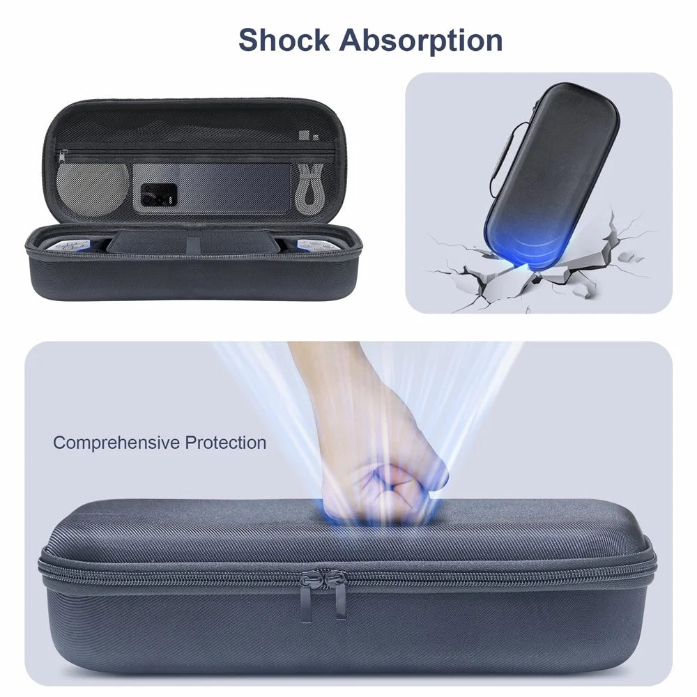 JYS-P5182 For Sony PS5 Portal Game Console Carrying Case EVA Hard Shell Pouch Handbag Storage Bag - 4