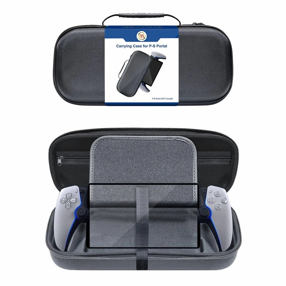 JYS-P5182 For Sony PS5 Portal Game Console Carrying Case EVA Hard Shell Pouch Handbag Storage Bag - 7