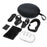 JYS JYS-MQ016 For Meta Quest 3 Headset Protective Shell Handle Cover Silicone Eye Mask Set - Rhombus Pattern+Black - 1