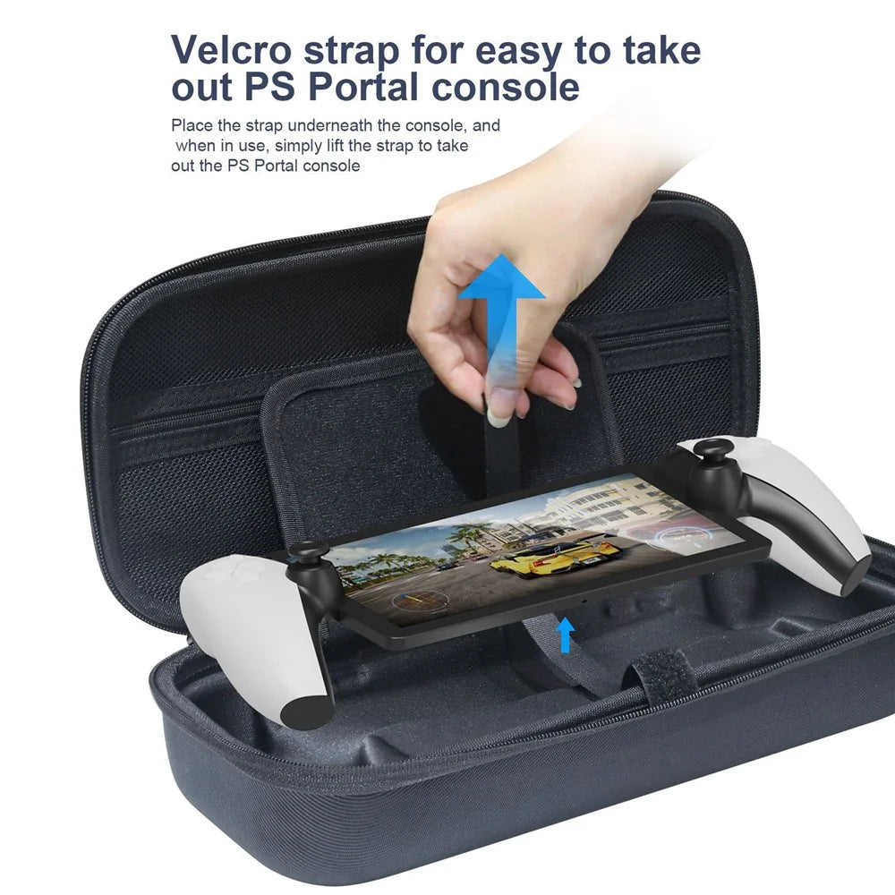 JYS JYS-P5190 For Sony PS5 Portal Waterproof EVA Portable Storage Case Handheld Game Console Carrying Bag - 3