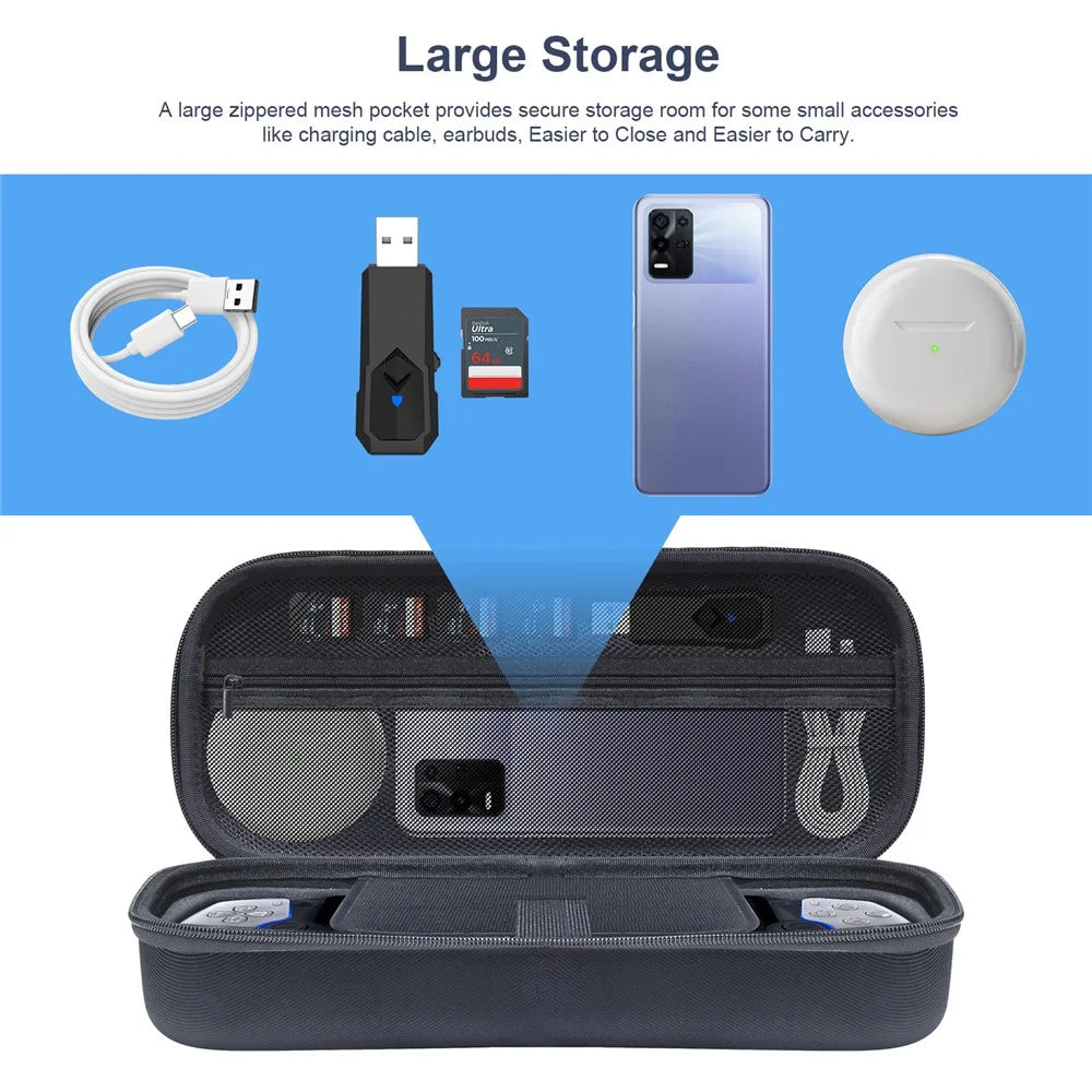 JYS JYS-P5190 For Sony PS5 Portal Waterproof EVA Portable Storage Case Handheld Game Console Carrying Bag - 4