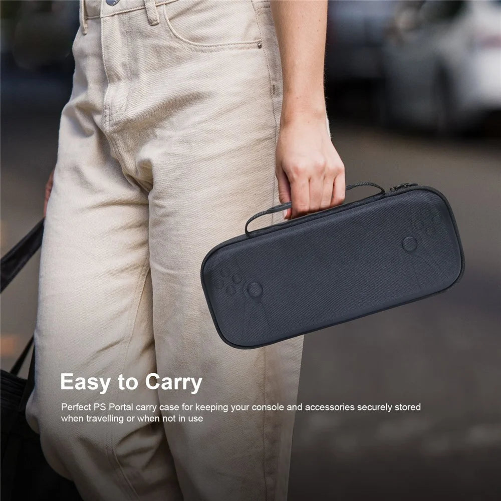 JYS JYS-P5190 For Sony PS5 Portal Waterproof EVA Portable Storage Case Handheld Game Console Carrying Bag - 7